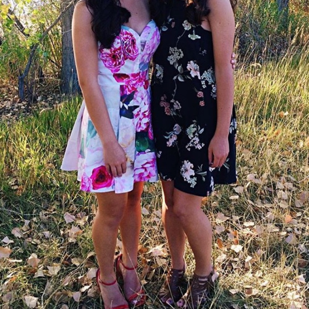 Floral formal dress